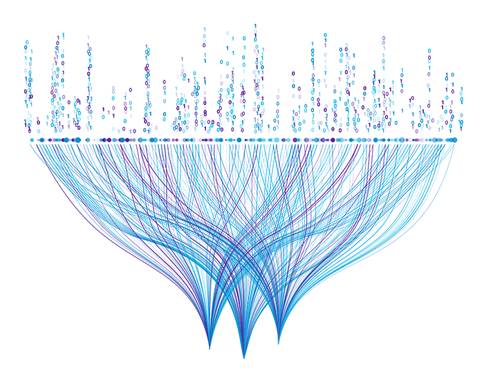 Illustration Verteilung Daten