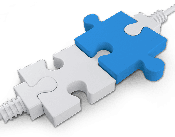 Illustration Puzzle Schnittstelle